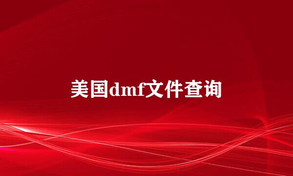 美国dmf文件查询