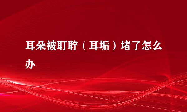 耳朵被耵聍（耳垢）堵了怎么办