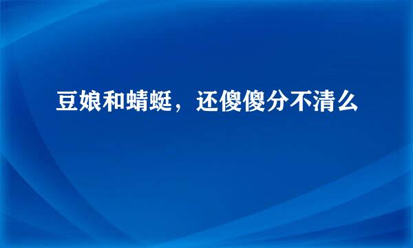 豆娘和蜻蜓，还傻傻分不清么