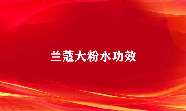 兰蔻大粉水功效